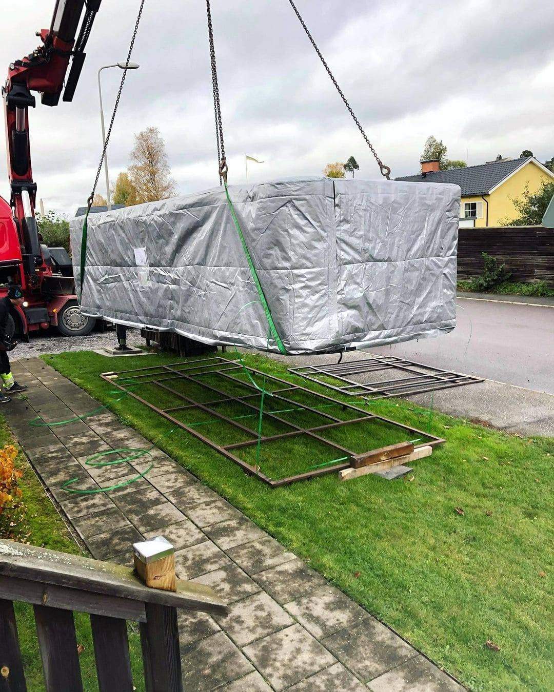 Разгрузка плавательного спа-бассейна Vortex Spas Aquagym MAX PRO