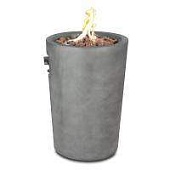 Газовый камин Round Grey