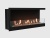 Встроенный биокамин Lux Fire Угловой 1090 S (правый угол) Lux fire