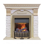 Dublin арочный сланец шампань (слоновая кость)+Danville Antic Brass