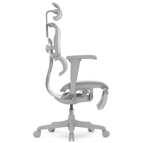 Ортопедическое кресло Falto Ergohuman 2 Ultra Footrest Серое