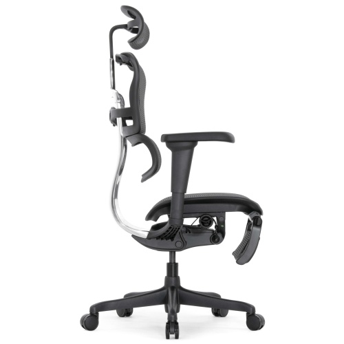 Ортопедическое кресло Falto Ergohuman 2 Ultra Footrest Черное