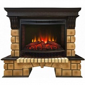 Каминокомплект Real Flame Stone Brick (античный дуб)+Evrika 25,5