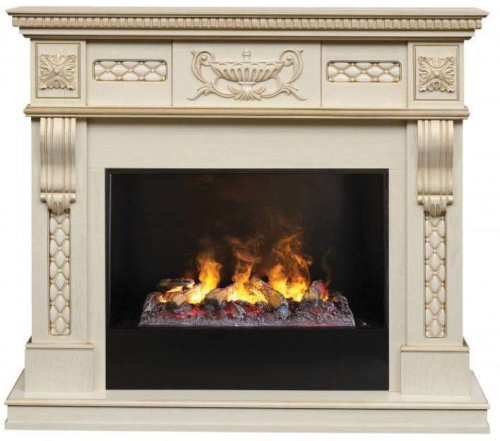 Каминокомплект Real Flame Corsica (белый дуб)+3D Cassette 630 в Набережных Челнах