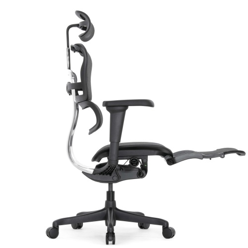 Ортопедическое кресло Falto Ergohuman 2 Ultra Footrest Черное