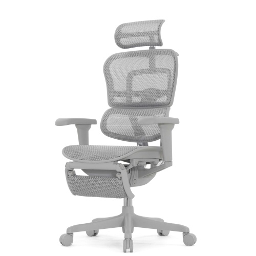 Ортопедическое кресло Falto Ergohuman 2 Ultra Footrest Серое